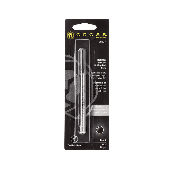 Repuesto Cross de Rollerball Slim Gel Negro