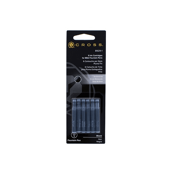 Repuesto Cross Cartucho de Tinta negra Spire Blister