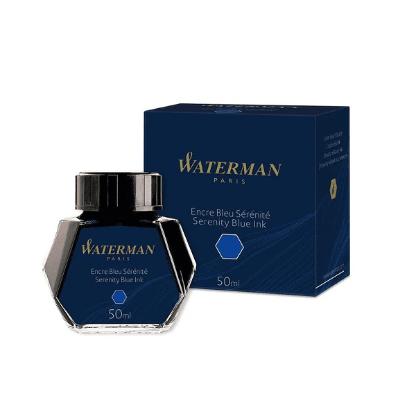 Frasco de Tinta Waterman Azul Serenity Blue