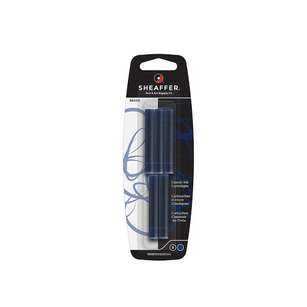 Repuesto Sheaffer Cartucho para Lapicera de Pluma Blister con 5 Cartucho Tinta Azul