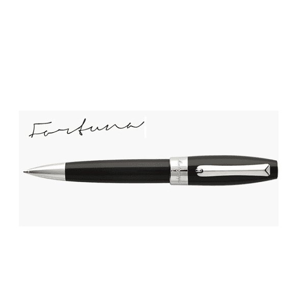 Boligrafo Montegrappa Fortuna Black Steel