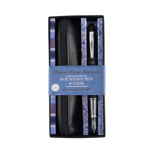 FOUNTAIN PEN &amp; CASE FOR HIM