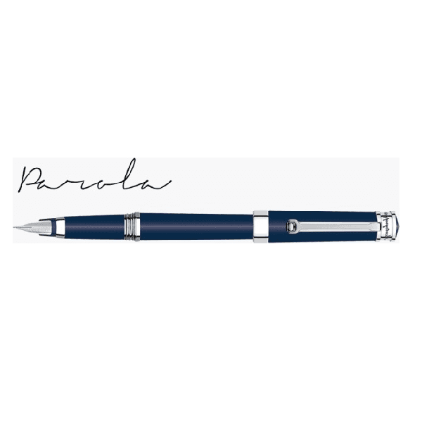 Lapicera de Pluma Montegrappa Parola Navy Blue