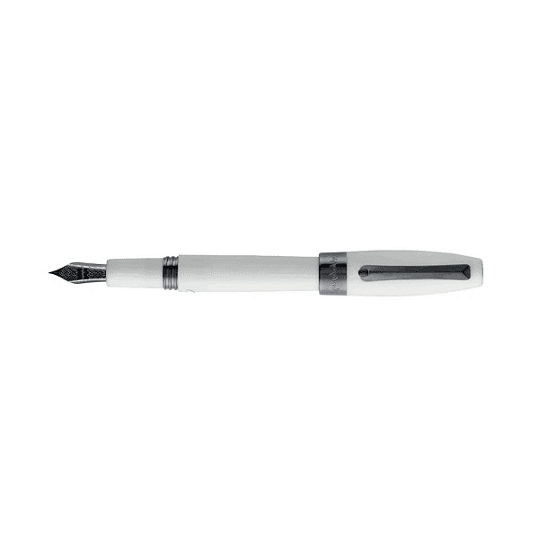 Lapicera de Pluma Montegrappa Fortuna White (Blanco) Rutenio