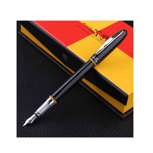 Lapicera de Pluma Picasso Modelo 916 Negro con Recargador de Tinta