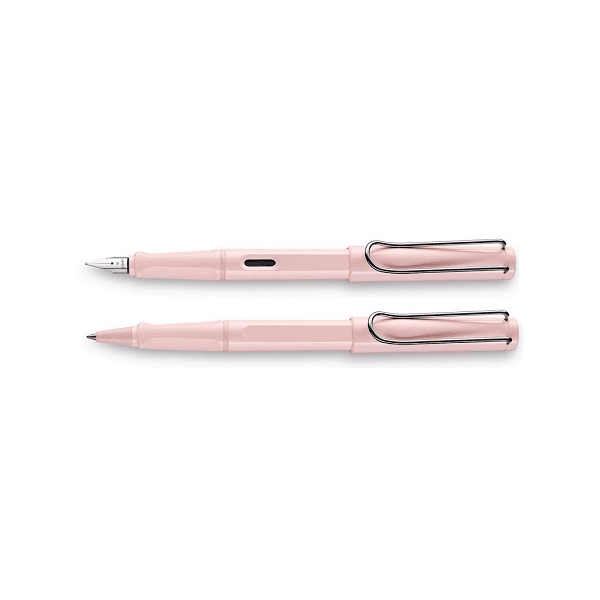 Set Lamy Safari de Lapicera de Pluma más Rollerball Rose 036