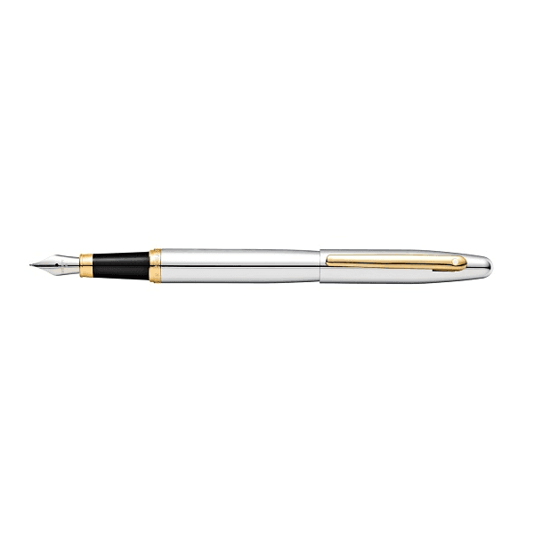 Lapicera de Pluma Sheaffer VFM Cromado con Dorado