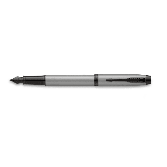 Lapicera de pluma Parker IM Chromatic Matte Grey