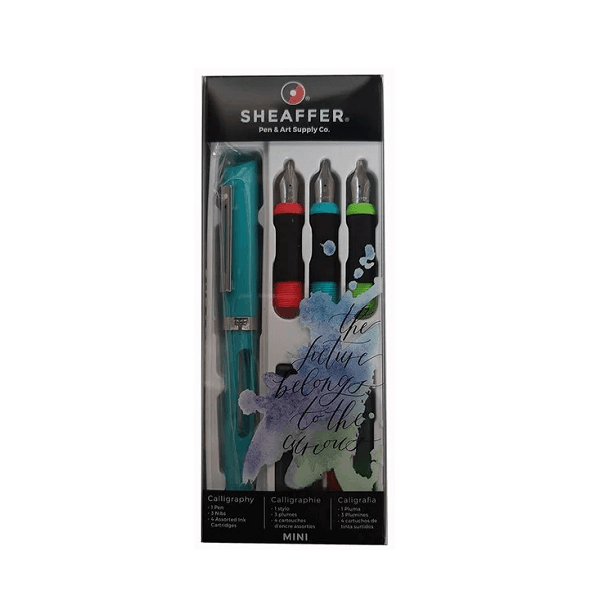 Lapicera de Pluma Sheaffer Calligraphy c/3 plumas de distinto trazo