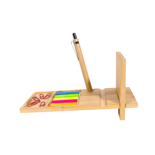 Organizador de Escritorio de Bambu