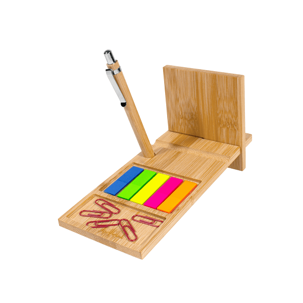 Organizador de Escritorio de Bambu