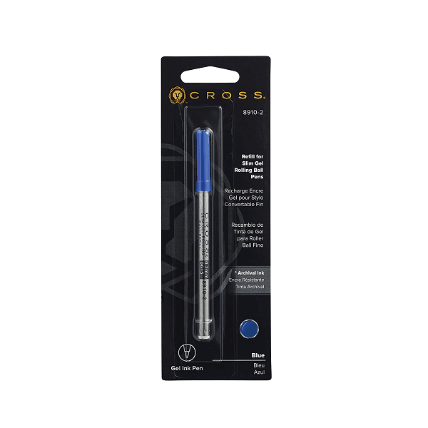 Repuesto Cross de Rollerball Slim Gel Azul