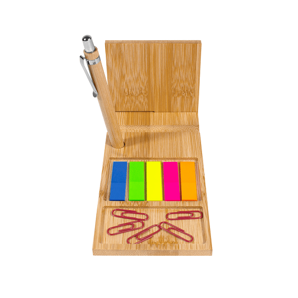 Organizador de Escritorio de Bambu