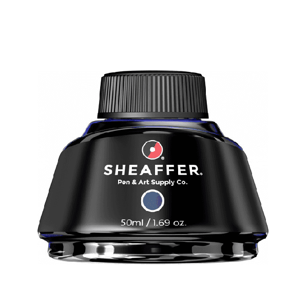 Frasco de Tinta Sheaffer Color Azul Negro 50 cc