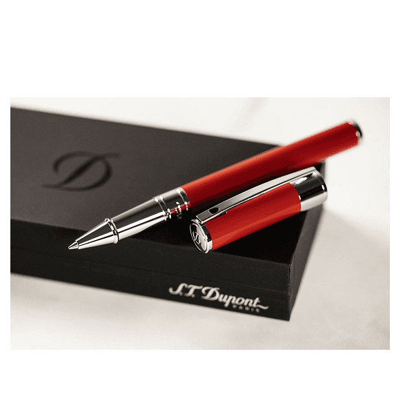 Rollerball Dupont D-Initial Red Chrome