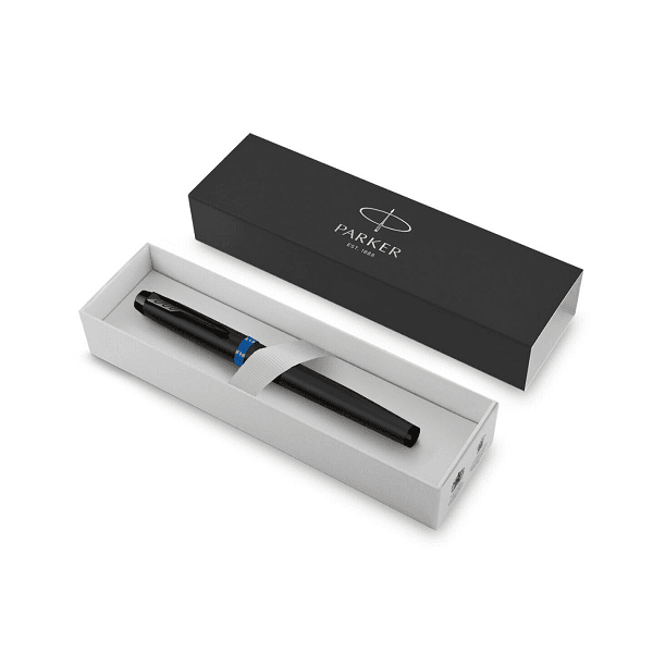 Rollerball Parker Nueva IM Vibrant Ring Azul Marino