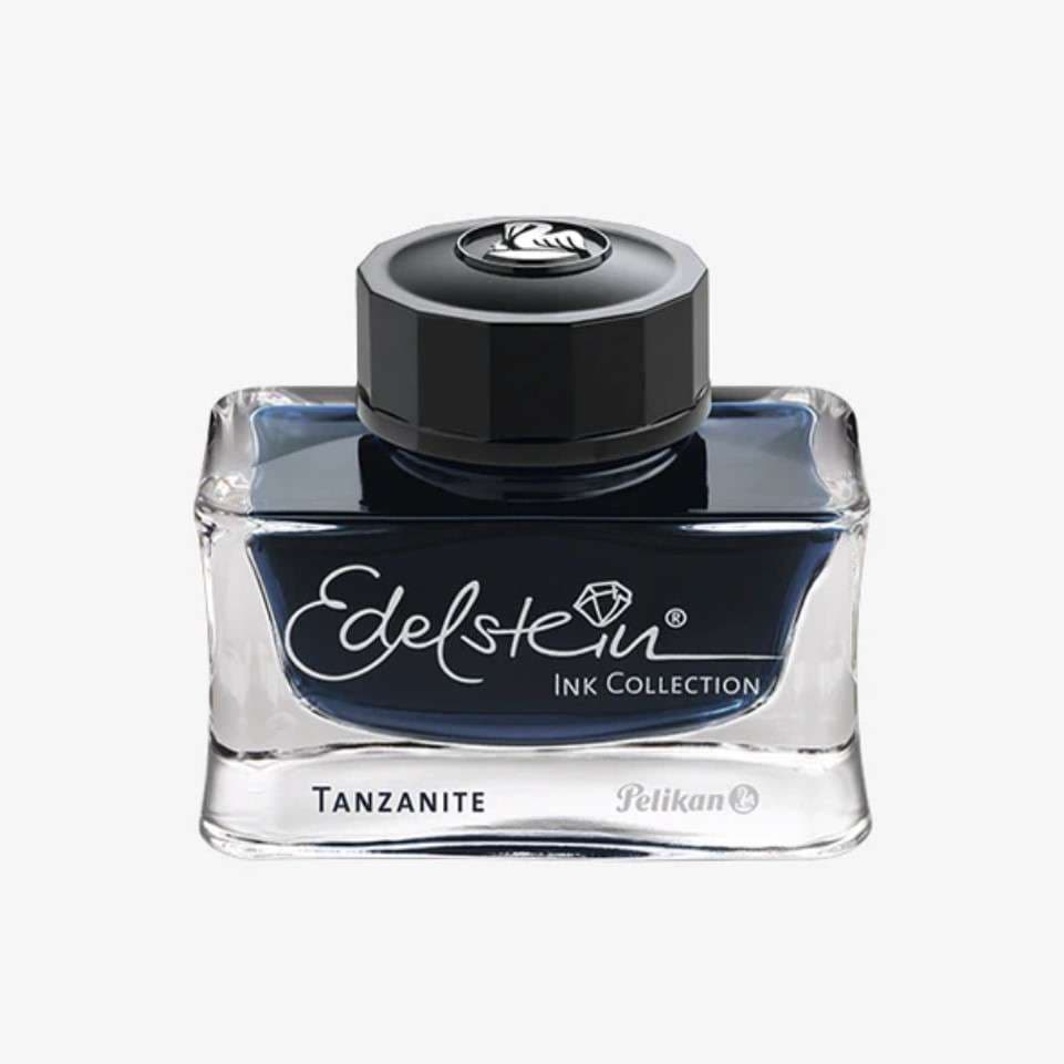 Frasco de tinta Pelikan Edelstein Ink Collection Tanzanite / Azul-Negro