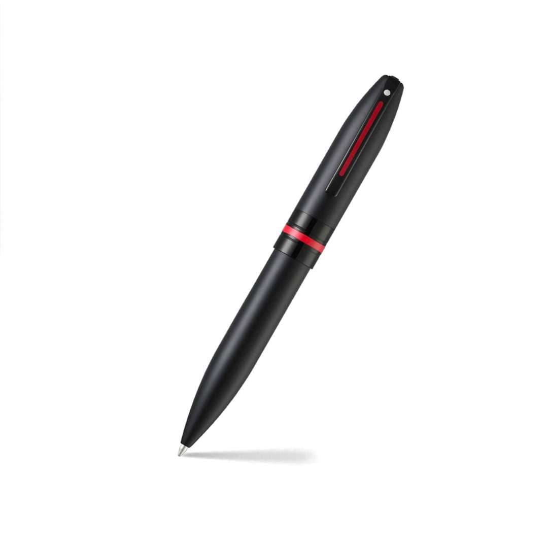 Rollerball Sheaffer Icon Negro Mate con detalles en Rojo