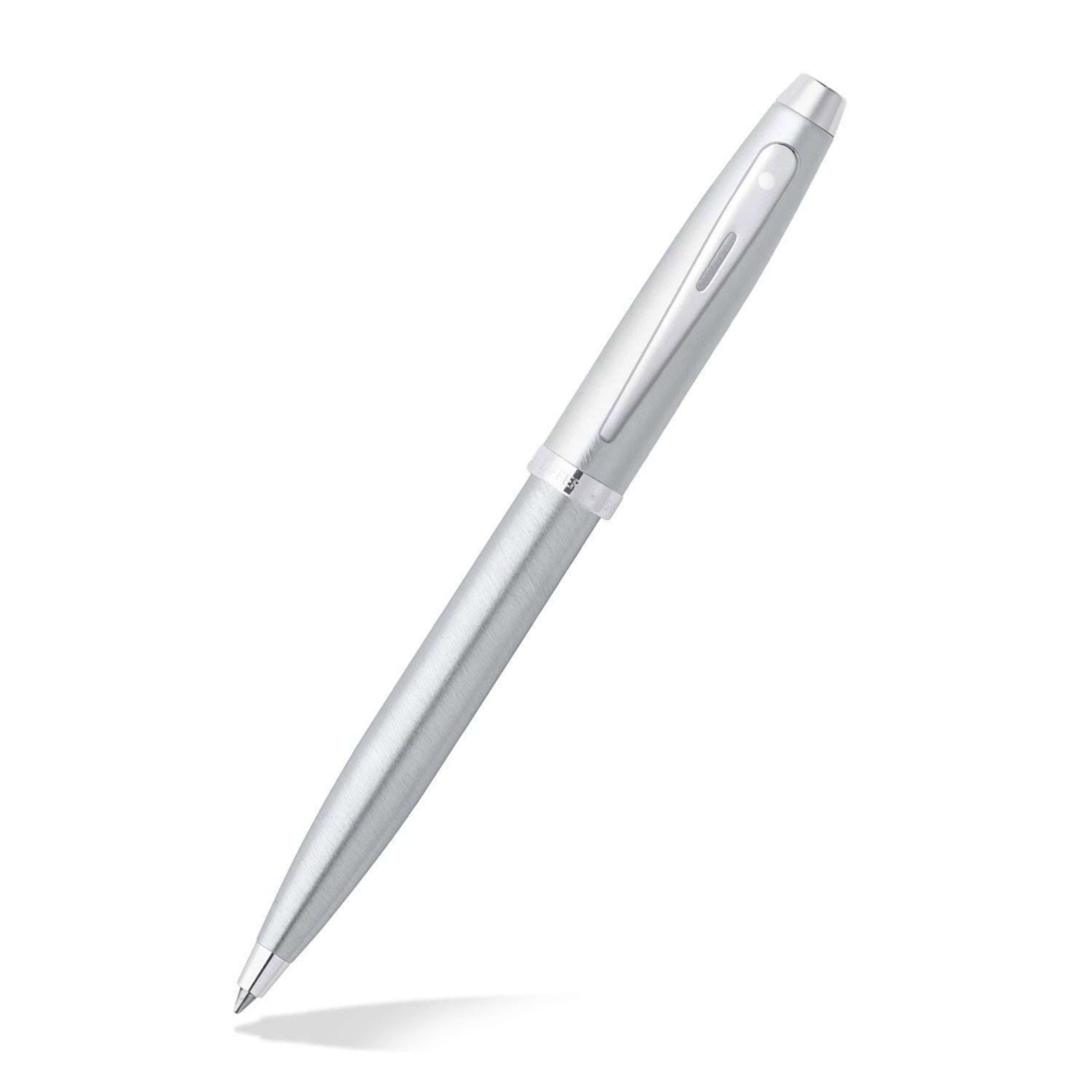Bolígrafo Sheaffer 100 Plateado mas Porta Tarjetas