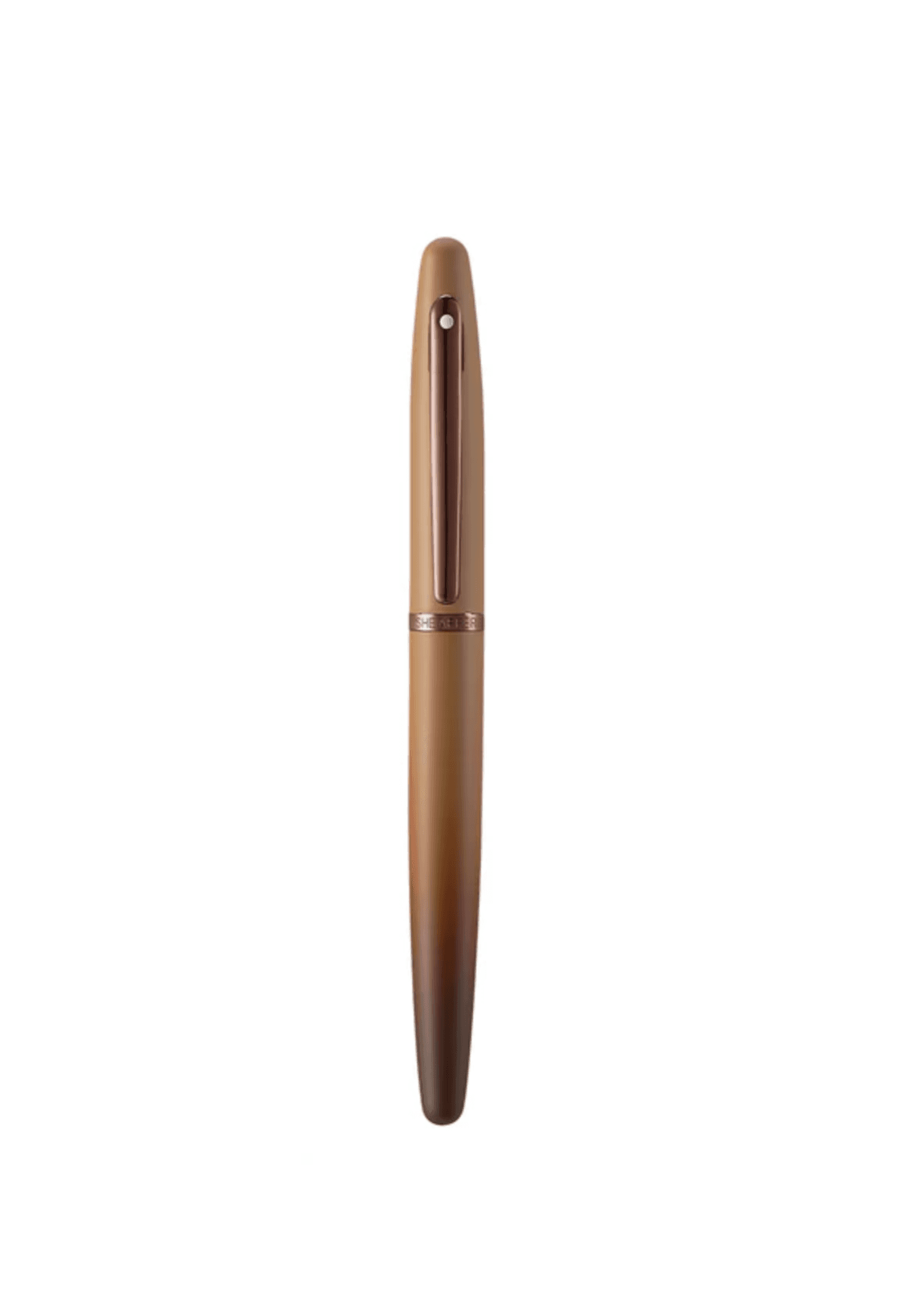 Rollerball Sheaffer VFM E9428 Coffee Edicion Marrón mate con detalles en PVD