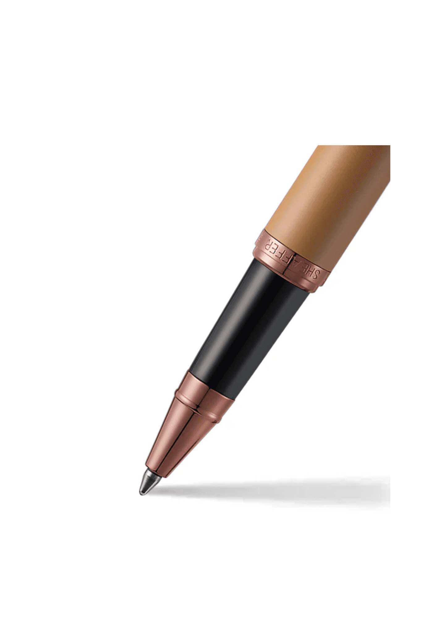 Rollerball Sheaffer VFM E9428 Coffee Edicion Marrón mate con detalles en PVD