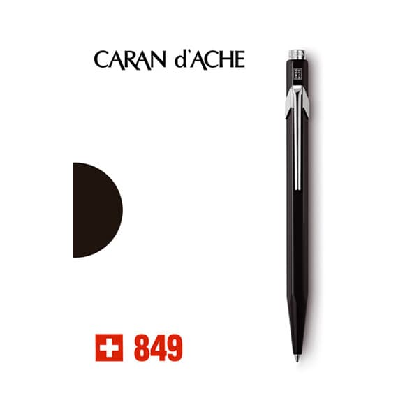 Bolígrafo Caran d'Ache 849 Negro
