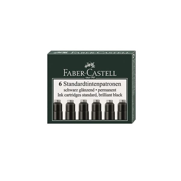 Cartuchos de Tinta Azul x6 Faber Castel