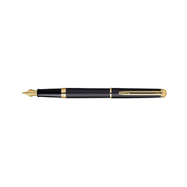 Lapicera de Pluma WATERMAN HEMISPHERE Laca Negra GT