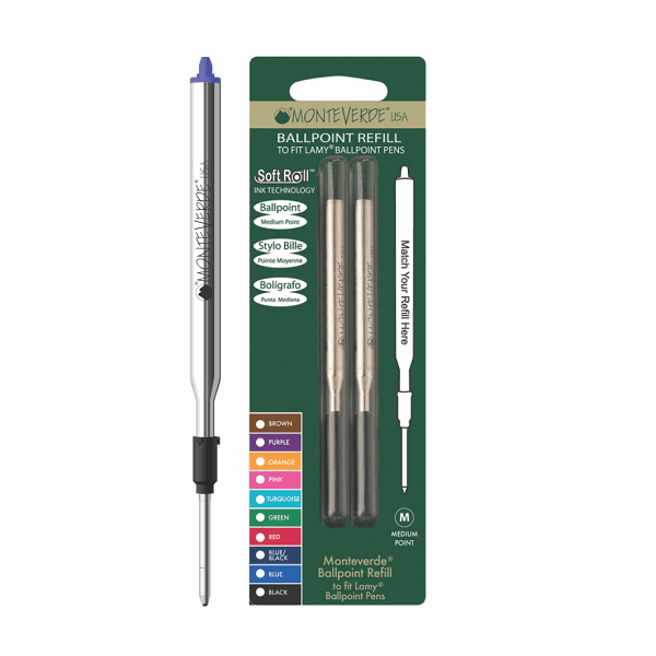 Repuesto Monteverde de Boligrafo para Lamy blister x 2