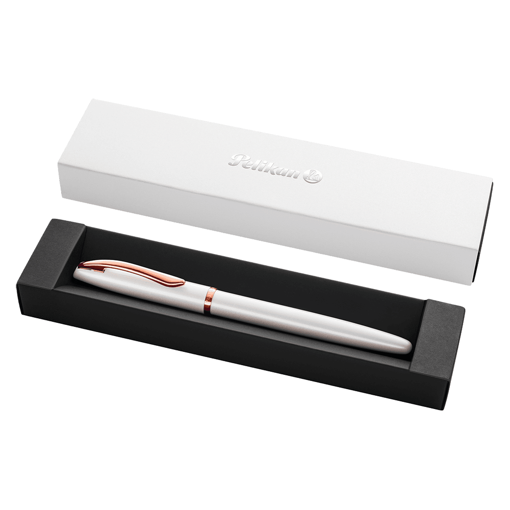 Rollerball Pelikan Jazz Noble Elegance Blanco Perlado
