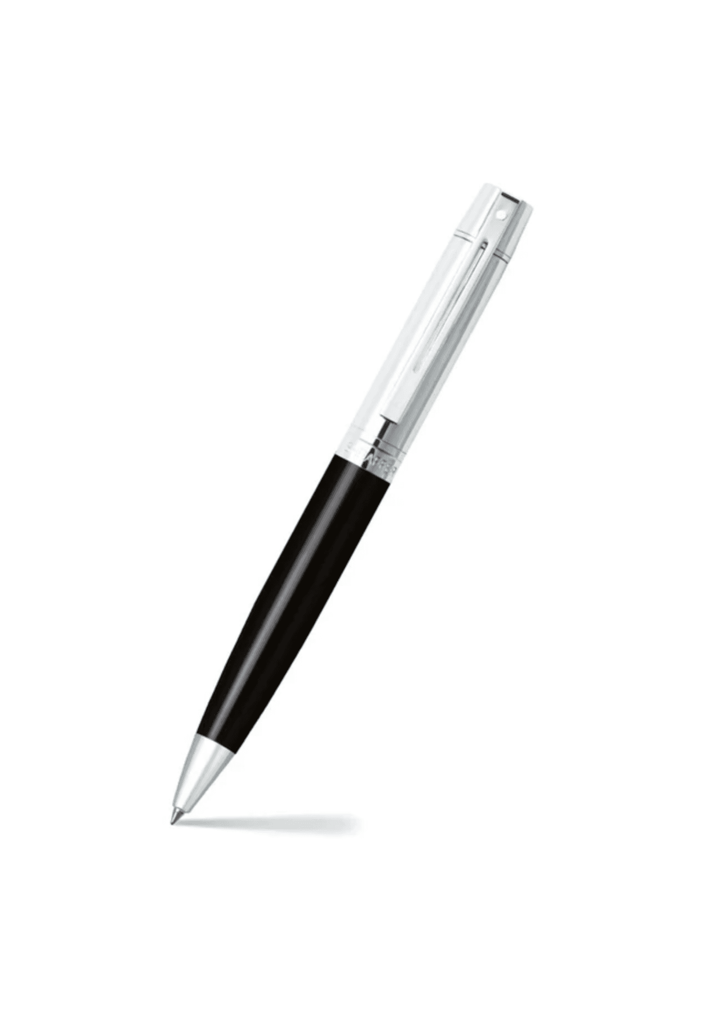 Bolígrafo Sheaffer Serie 300 Negro Brillante / Cromo CT