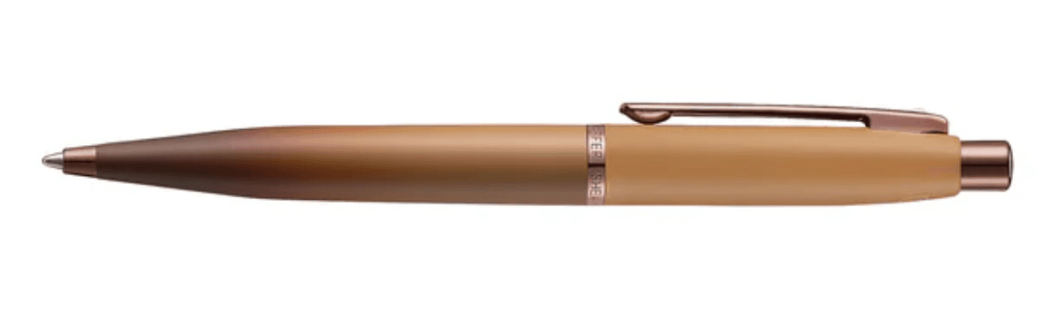 Bolígrafo Sheaffer VFM E9428 Coffee Edición Marrón mate con detalles en PVD