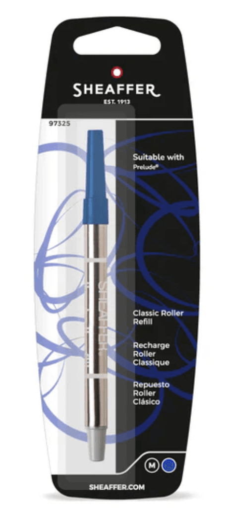 Repuesto Sheaffer para Rollerball clásico Azul punto mediano