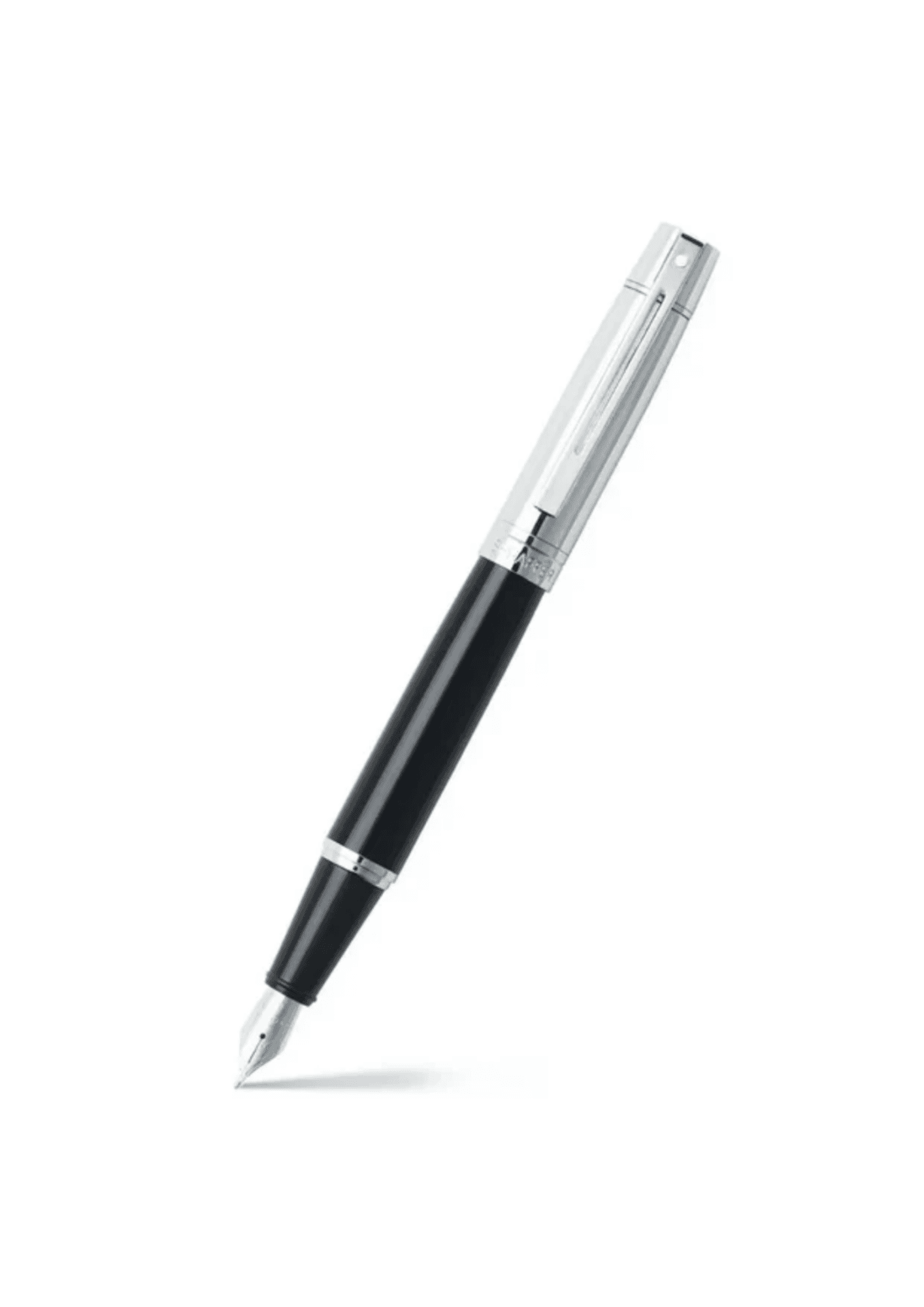Lapicera Sheaffer Serie 300 Negra Brillante / Cromo CT