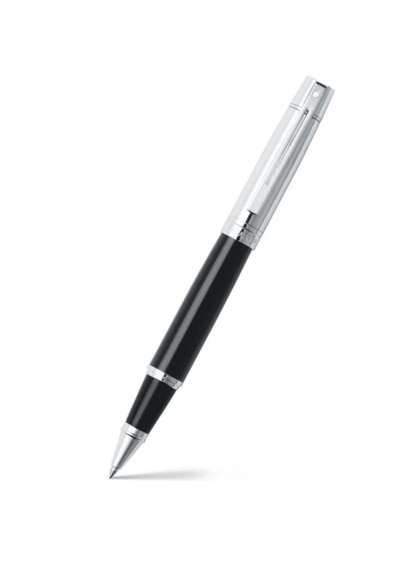 Rollerball Sheaffer Serie 300 Negro Brillante / Cromo CT