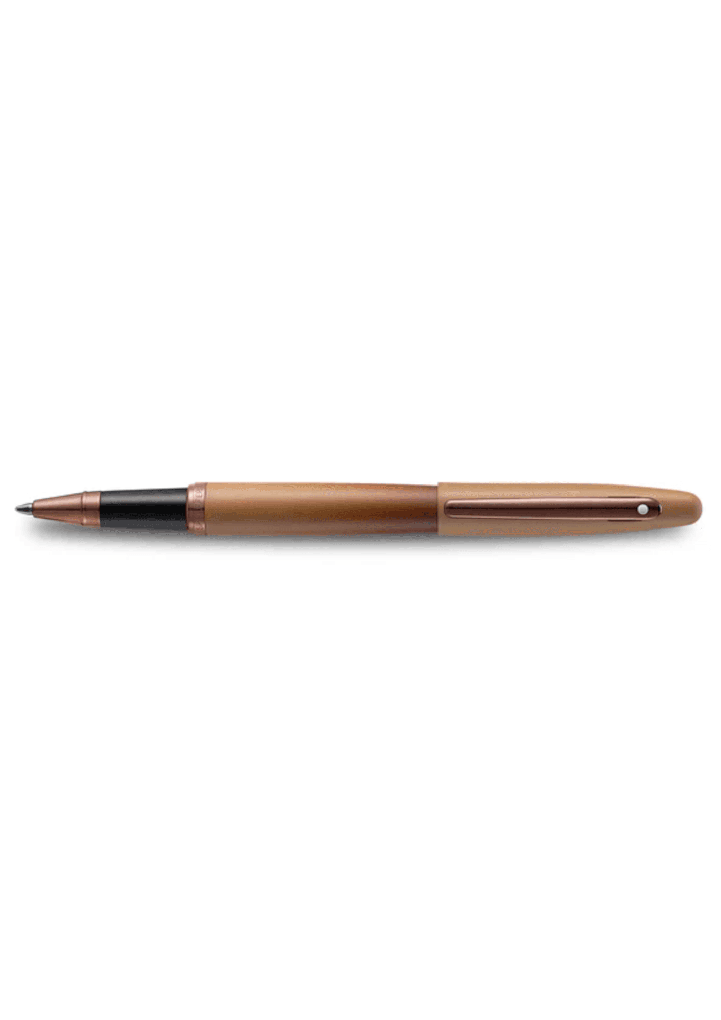 Rollerball Sheaffer VFM E9428 Coffee Edicion Marrón mate con detalles en PVD