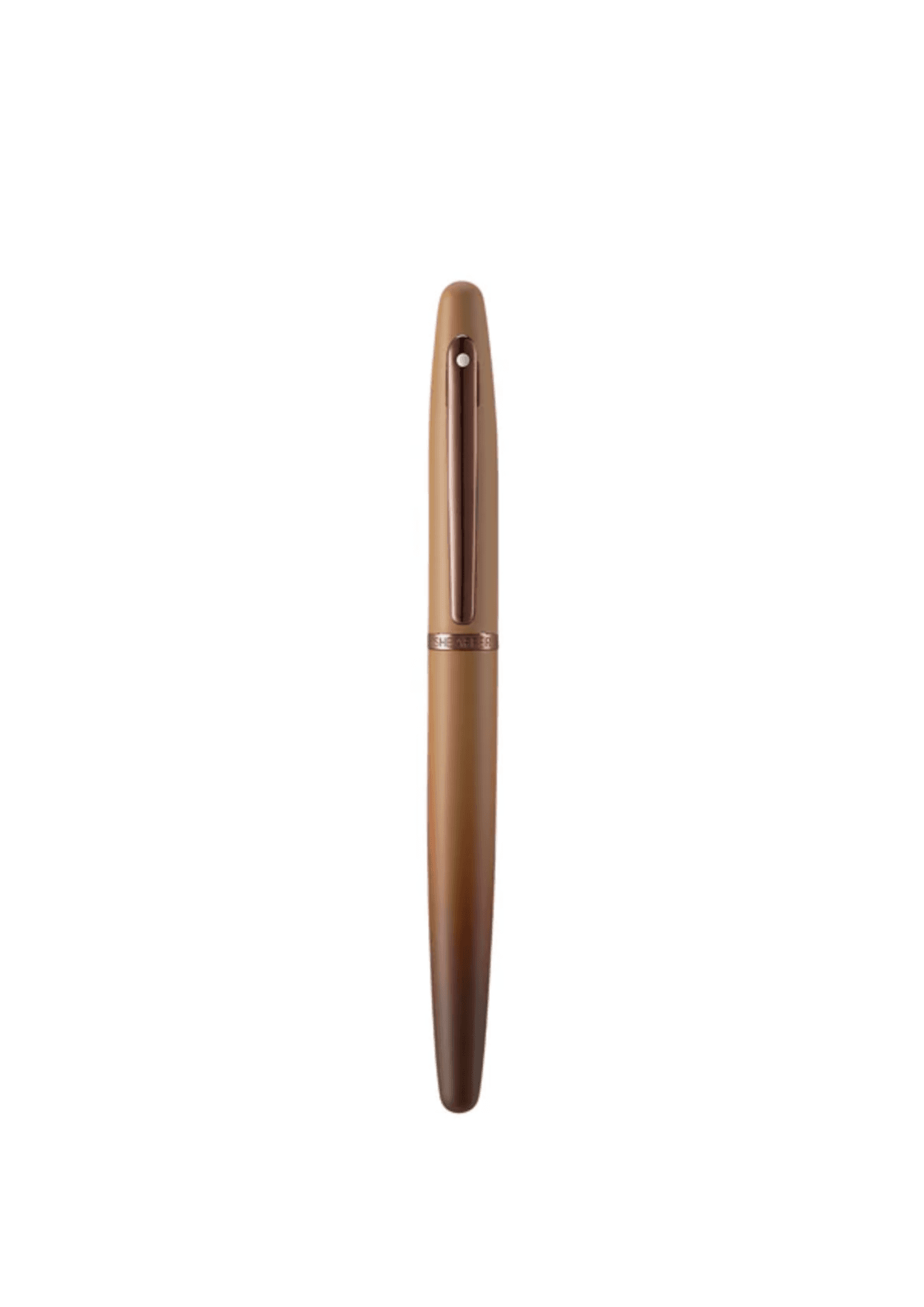 Lapicera Sheaffer VFM Coffee Edición Marrón mate con detalles en PVD